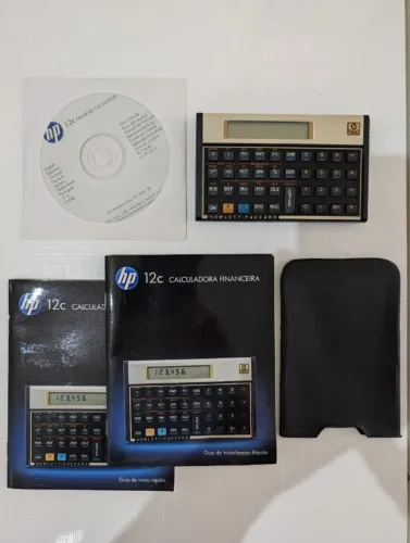 Calculadora Financeira HP 12C Dourada