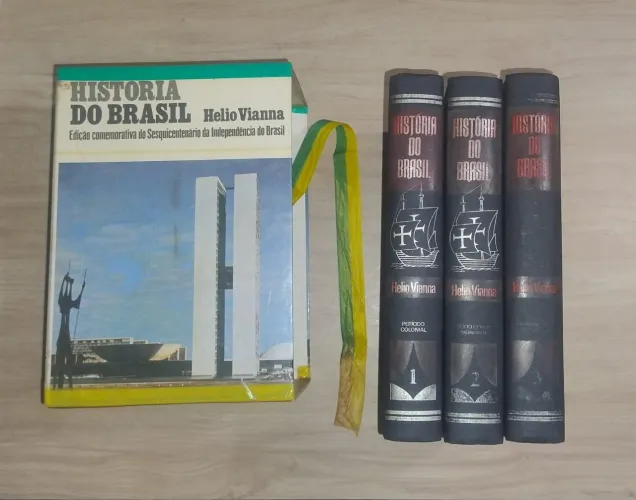 História do Brasil de Hélio Vianna. Edição Comemorativa.