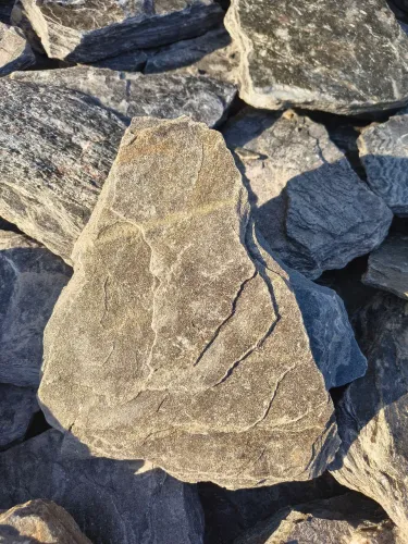 Pedra Quartzito Onix Preta Lisa