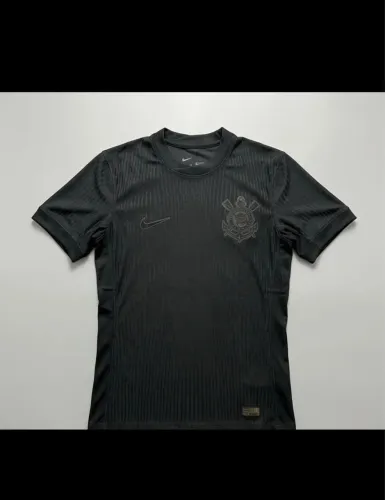 Camisa Corinthians all black versão jogador - tam M