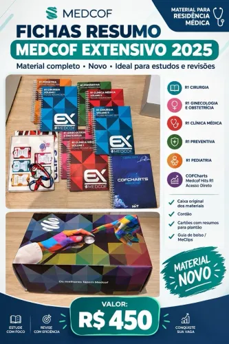 Apostilas Medcof 2025 - Fichas Resumo Completo
