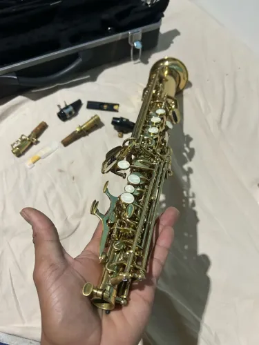 Sax soprano shelter C/Case original