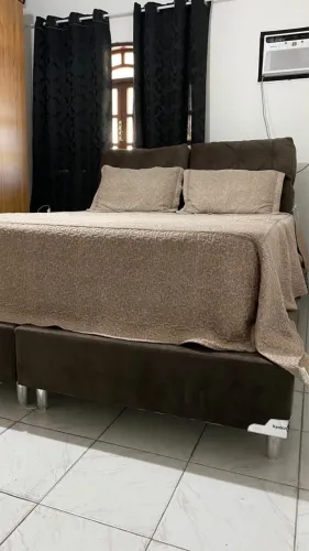 Box com cabeceira retrátil para cama queen