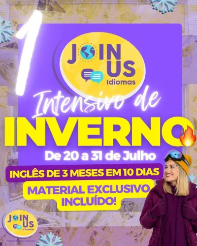Curso intensivo de Inglês