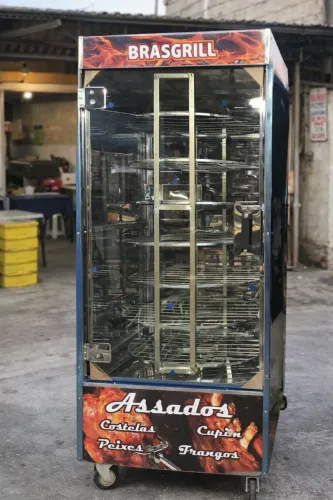 Assador de Frango Brasgrill Semi Novo - 56 Frangos
