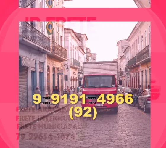 frete bau na cidade nova, novo aleixo, alvorada, adrianópolis, centro e tarumã @ (92) 9+91