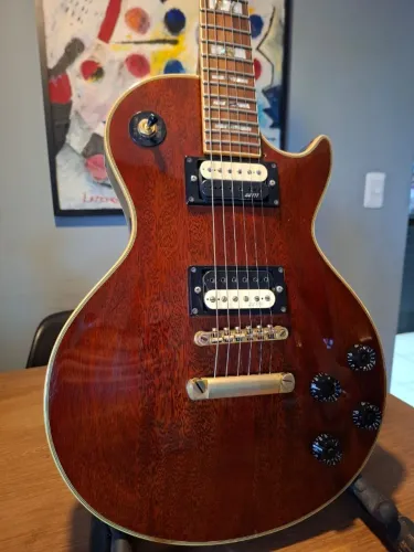 Guitarra Condor Les Paul Custom, coreana, par de captadores Malagoli HH777 