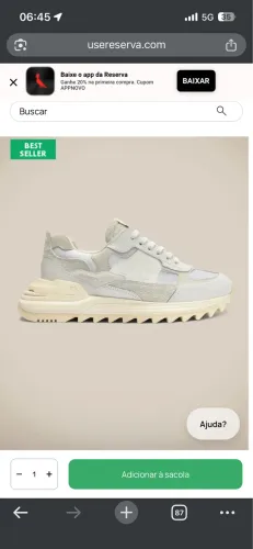 Tenis Reserva R-Broklyn - Perfeito estado