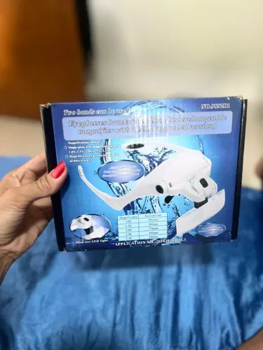 Óculos Profissional Lupa De Cabeça