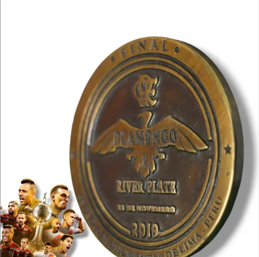 Moeda final libertadores 2019 Flamengo