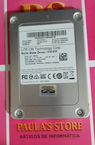 SSD LiteOn 256GB Win10