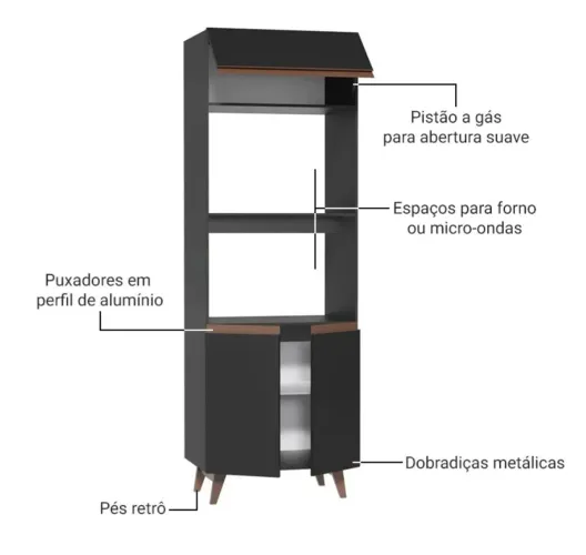 Armário torre quente Madesa
