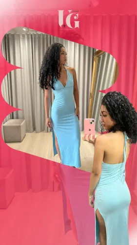 Vestido Suplex longo