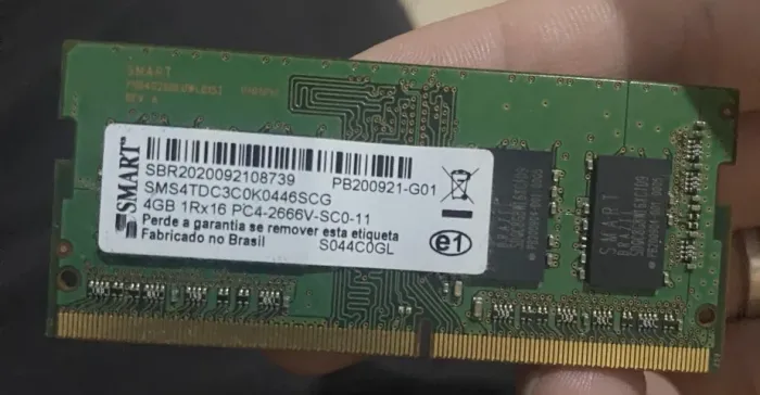 Memoria notebook ddr4 4gb 2666mhz