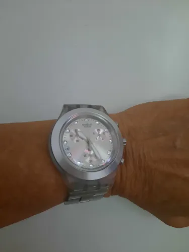 Relogio Swatch Ironi original Prata 