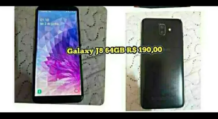 Galaxy J8 defeito no microfone