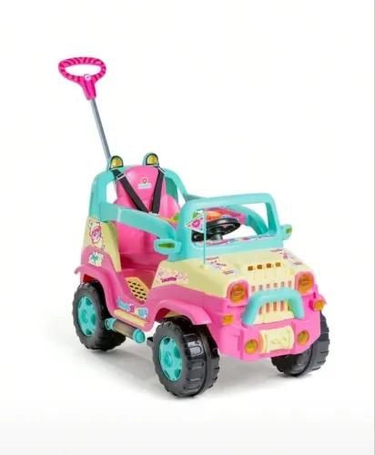 Mini Veículo Passeio e Pedal Infantil Diipi Rainbow - Calesita