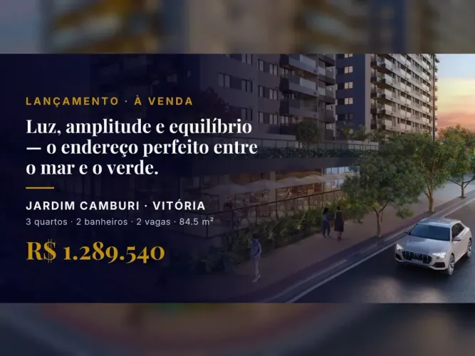 Jardim Camburi espera por você: venha conhecer este apartamento dos sonhos!