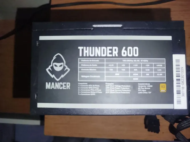 Fonte Mancer 600W