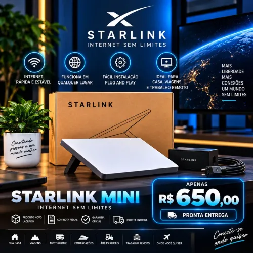 Vendo Antena Starlink Mini Nova Pronta Entrega