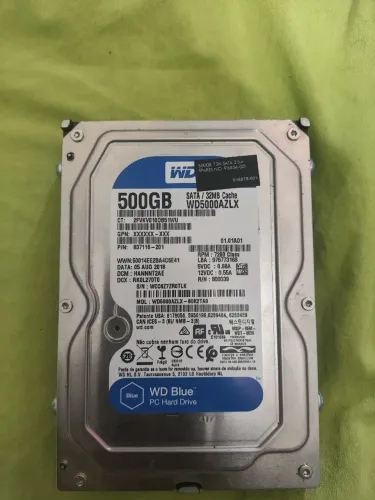 HD Wd 500Gb novo