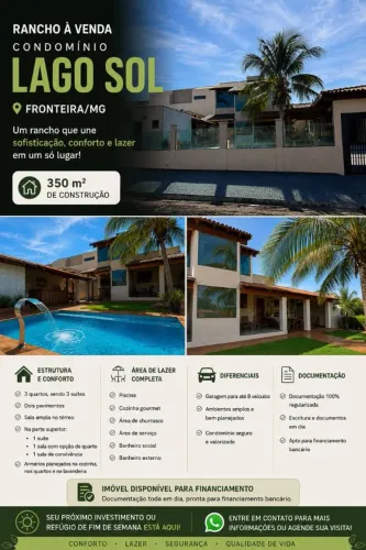 Rancho para Lazer ou moradia 