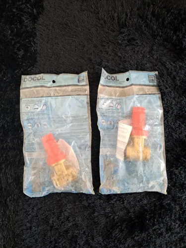 Kit com 2 Registro de Gaveta Docol base DN20 (3/4") da marca Docol