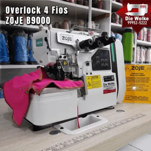 Overlock Ponto Cadeia Zoje Nova - Costura