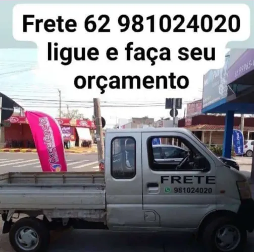 Frete pequeno Goiânia e Aparecida e Região
