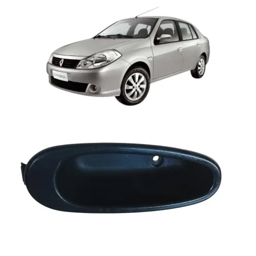 Puxador Porta Traseiro Direito Renault Symbol 2010 2012