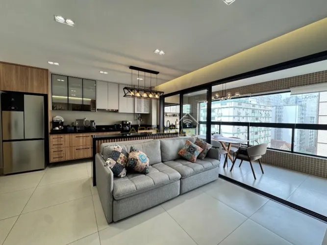 Apartamento 2 quartos - 1 suíte - Lazer completo - José Menino - Santos