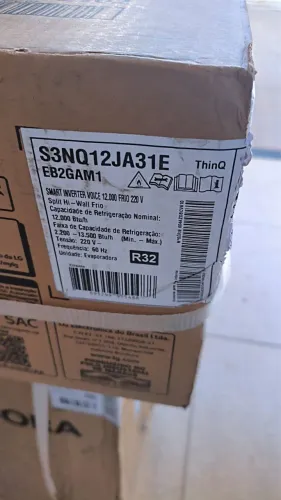 Ar condicionado Lg Smart Inverter 12000btus NOVO