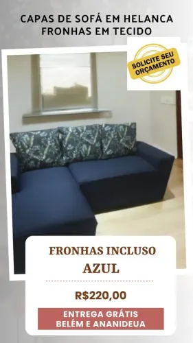Capas de Sofá Por Encomenda (Entrega Grátis)