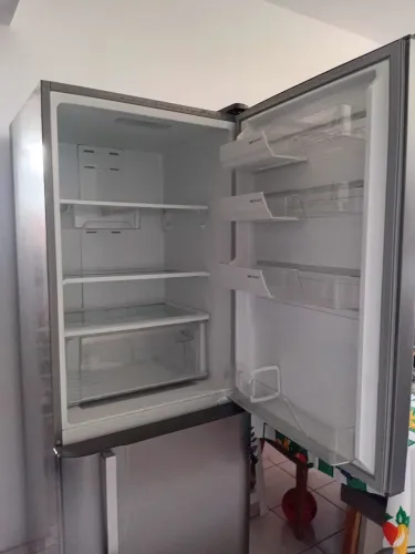 Geladeira inox frosfree 454 Litros