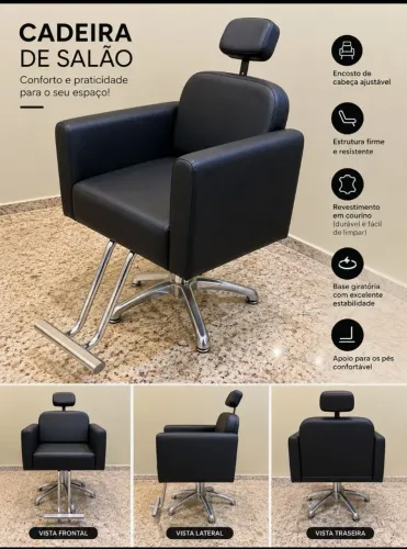 Cadeira Premium salão ou barbearia 