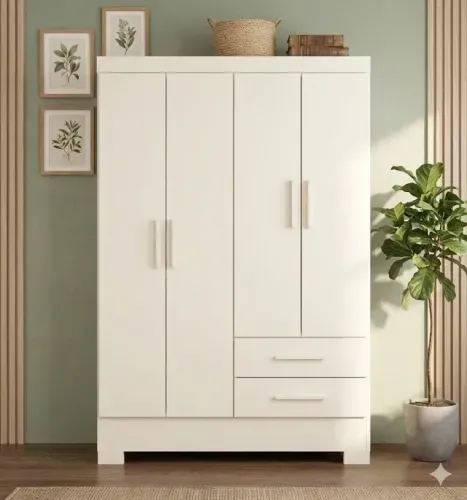Guarda Roupa Imperatriz Branco Novo!