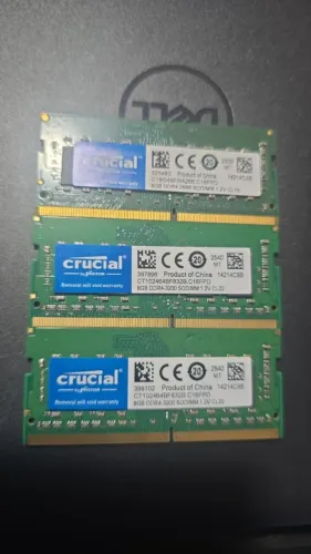 Memórias DDR4 8GB Notebook - 3 Unidades
