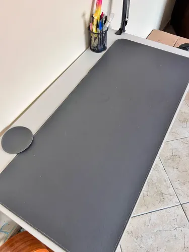 Mouse pad de couro