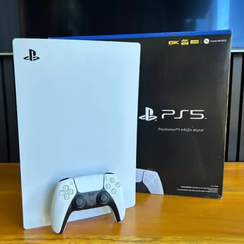 PS5 Digital 825GB SSD Pronta Entrega Completo Com Garantia