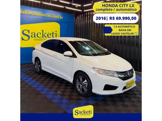 Honda City Sedan LX 1.5 Flex 16V 4P Aut. 2016
