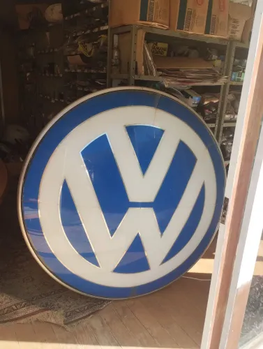 Letreiro VW antigo concessionária Volkswagen original!