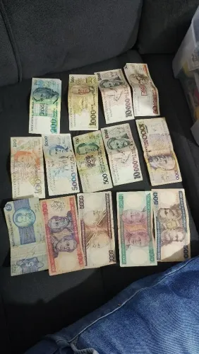 Notas antigas coleção 