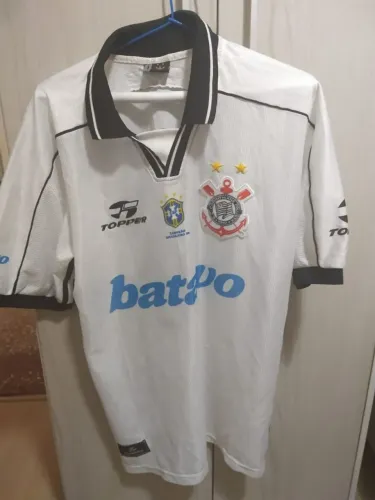 Camisa Corinthians Tooper/Batavo 1999 Manga Curta Tamanho GG