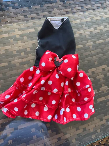 Roupa Pet - Vestido Minie pequeno porte