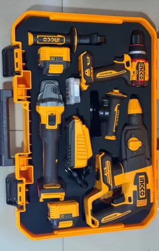 Kit de martelete com rompedor esmerilhadeira parafusadeira 