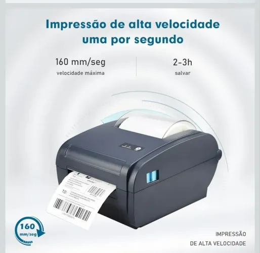Impressora de etiquetas para trabalho