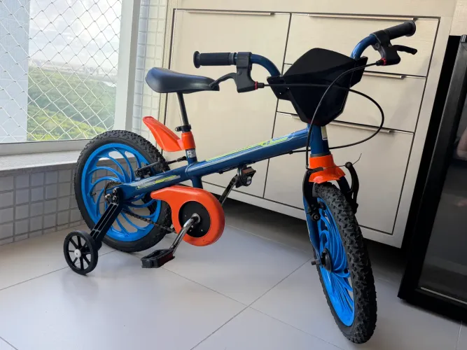 Bicicleta aro 16 infantil bandeirantes