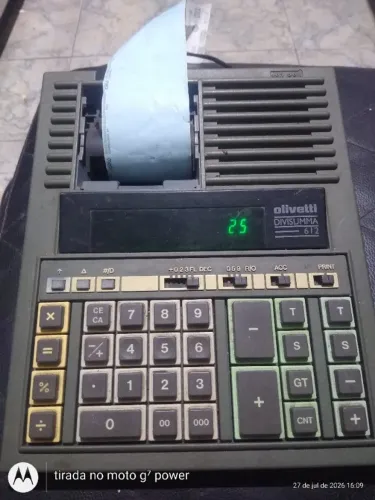 Calculadora Olivetti elétrica 