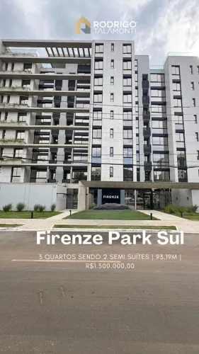 Apartamento Park Sul - FIRENZE 03 Qtos - 93,19m² - Lazer Completíssimo