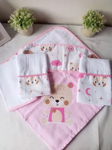 Kit 5 peças Enxoval para bebê 